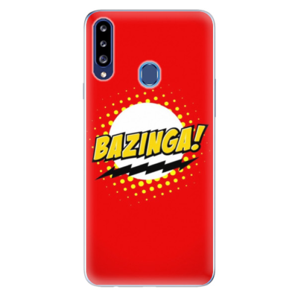 Odolné silikonové pouzdro iSaprio - Bazinga 01 na mobil Samsung Galaxy A20s (Odolný silikonový kryt, obal, pouzdro iSaprio - Bazinga 01 na mobilní telefon Samsung Galaxy A20s)