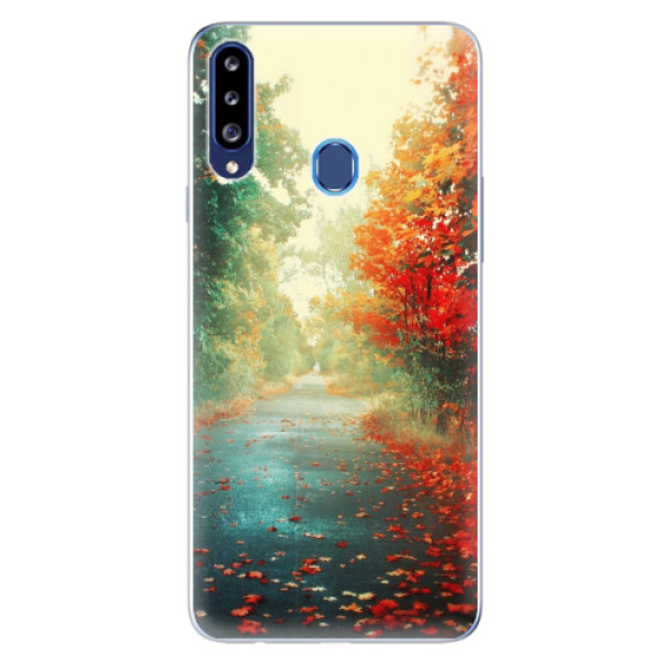 Odolné silikonové pouzdro iSaprio - Autumn 03 na mobil Samsung Galaxy A20s (Odolný silikonový kryt, obal, pouzdro iSaprio - Autumn 03 na mobilní telefon Samsung Galaxy A20s)