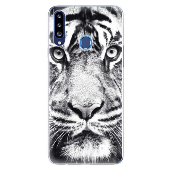Odolné silikonové pouzdro iSaprio - Tiger Face na mobil Samsung Galaxy A20s (Odolný silikonový kryt, obal, pouzdro iSaprio - Tiger Face na mobilní telefon Samsung Galaxy A20s)
