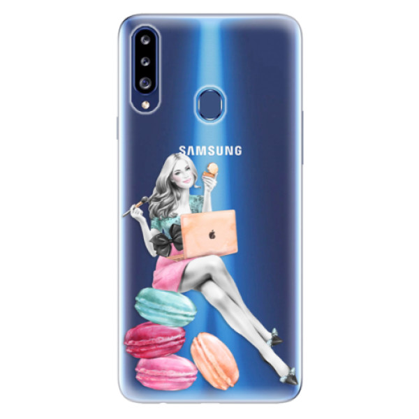 Odolné silikonové pouzdro iSaprio - Girl Boss - Samsung Galaxy A20s
