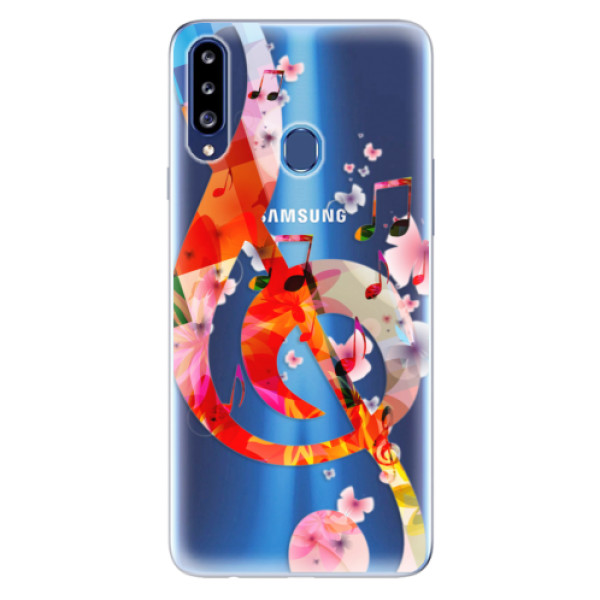 Odolné silikonové pouzdro iSaprio - Music 01 - Samsung Galaxy A20s