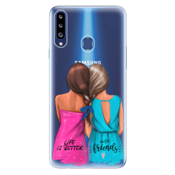 Odolné silikonové pouzdro iSaprio - Best Friends - Samsung Galaxy A20s