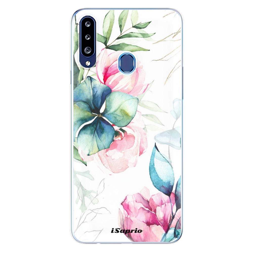 Odolné silikonové pouzdro iSaprio - Flower Art 01 - Samsung Galaxy A20s