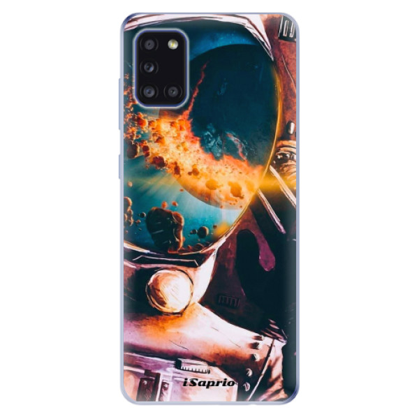Odolné silikonové pouzdro iSaprio - Astronaut 01 na mobil Samsung Galaxy A31 (Odolný silikonový kryt, obal, pouzdro iSaprio - Astronaut 01 na mobilní telefon Samsung Galaxy A31)