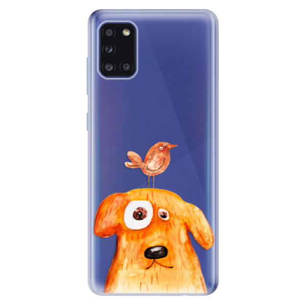 Odolné silikonové pouzdro iSaprio - Dog And Bird - Samsung Galaxy A31