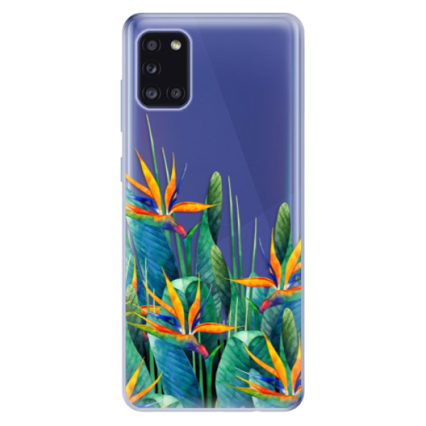 Odolné silikonové pouzdro iSaprio - Exotic Flowers - Samsung Galaxy A31