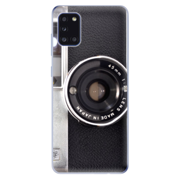 Odolné silikonové pouzdro iSaprio - Vintage Camera 01 na mobil Samsung Galaxy A31 (Odolný silikonový kryt, obal, pouzdro iSaprio - Vintage Camera 01 na mobilní telefon Samsung Galaxy A31)