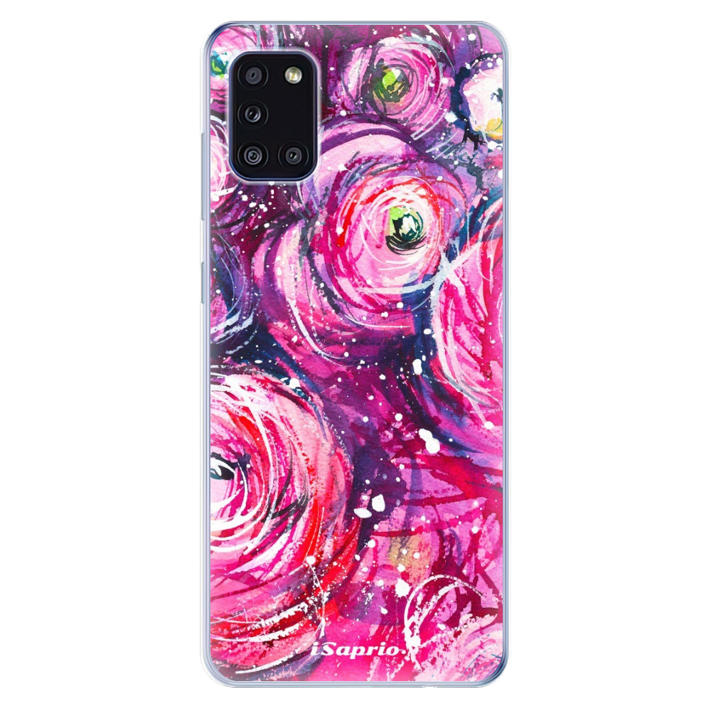 Odolné silikonové pouzdro iSaprio - Pink Bouquet - Samsung Galaxy A31
