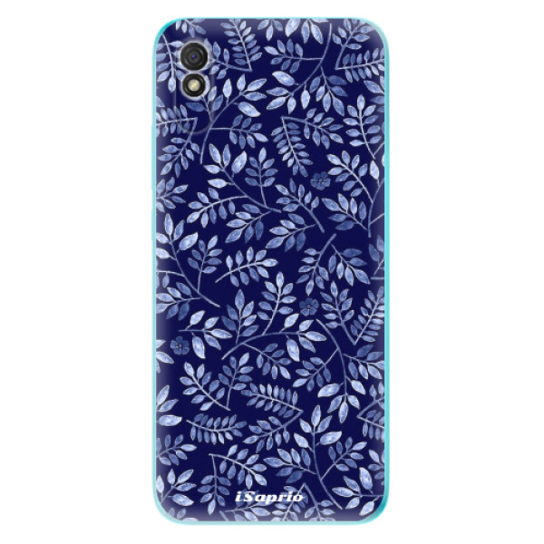 Odolné silikonové pouzdro iSaprio - Blue Leaves 05 na mobil Xiaomi Redmi 9A / Xiaomi Redmi 9AT (Odolný silikonový kryt, obal, pouzdro iSaprio - Blue Leaves 05 na mobilní telefon Xiaomi Redmi 9A / Xiaomi Redmi 9AT)