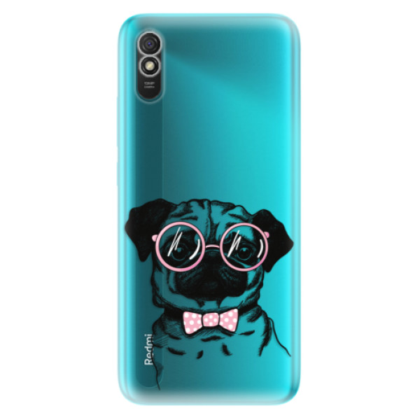 Odolné silikonové pouzdro iSaprio - The Pug na mobil Xiaomi Redmi 9A / Xiaomi Redmi 9AT (Odolný silikonový kryt, obal, pouzdro iSaprio - The Pug na mobilní telefon Xiaomi Redmi 9A / Xiaomi Redmi 9AT)