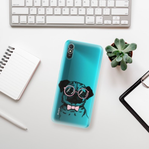 Silikonové pouzdro iSaprio - Xiaomi Redmi 9A / Xiaomi Redmi 9AT - The Pug