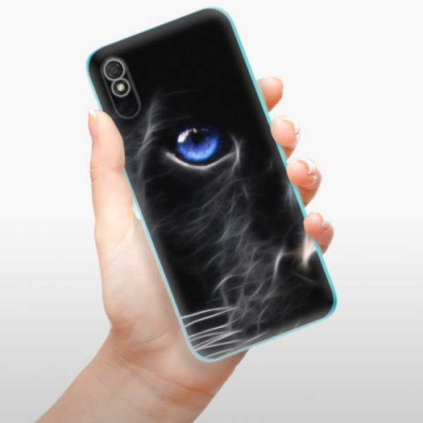 Silikonové pouzdro iSaprio - Xiaomi Redmi 9A / Xiaomi Redmi 9AT - Black Puma