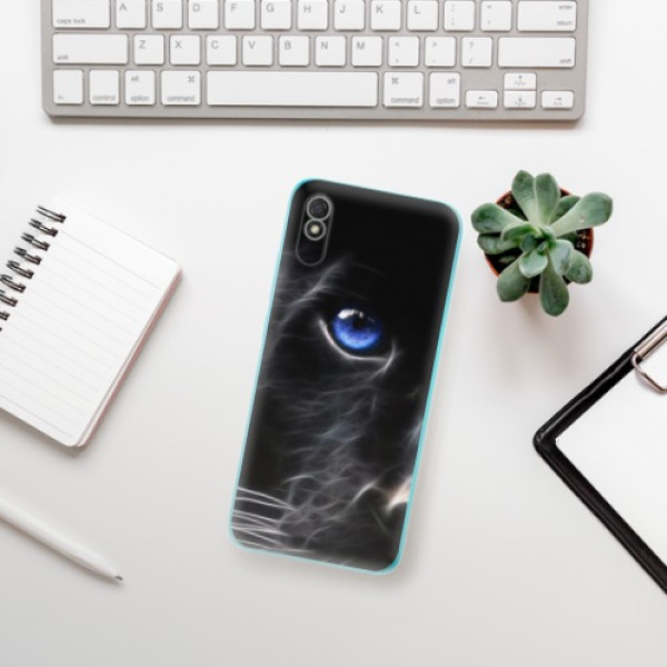 Silikonové pouzdro iSaprio - Xiaomi Redmi 9A / Xiaomi Redmi 9AT - Black Puma
