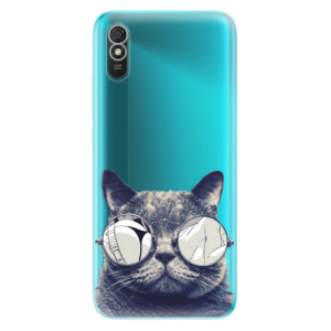 Silikonové pouzdro iSaprio - Xiaomi Redmi 9A / Xiaomi Redmi 9AT - Crazy Cat 01