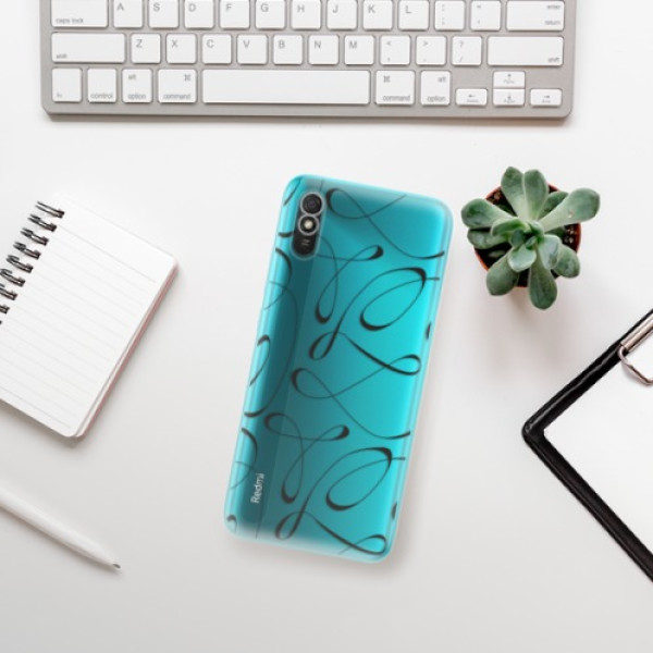 Silikonové pouzdro iSaprio - Xiaomi Redmi 9A / Xiaomi Redmi 9AT - Fancy black
