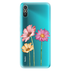 Silikonové pouzdro iSaprio - Xiaomi Redmi 9A / Xiaomi Redmi 9AT - Three Flowers
