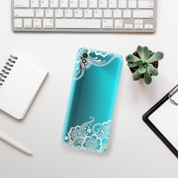 Silikonové pouzdro iSaprio - Xiaomi Redmi 9A / Xiaomi Redmi 9AT - White Lace 02