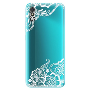 Silikonové pouzdro iSaprio - Xiaomi Redmi 9A / Xiaomi Redmi 9AT - White Lace 02