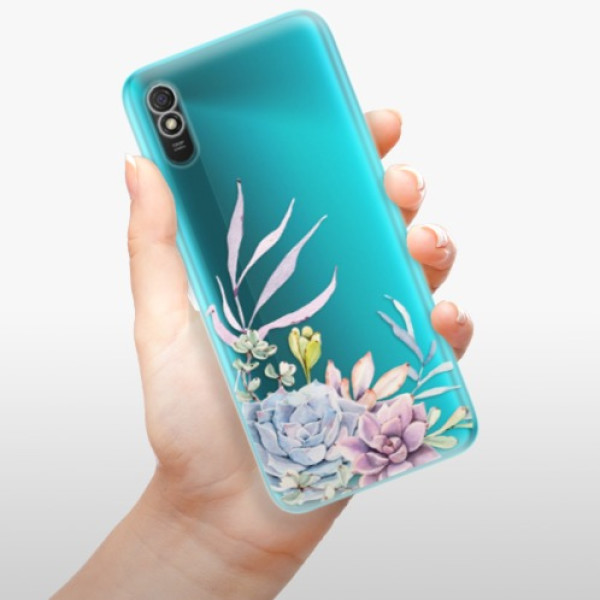 Silikonové pouzdro iSaprio - Xiaomi Redmi 9A / Xiaomi Redmi 9AT - Succulent 01
