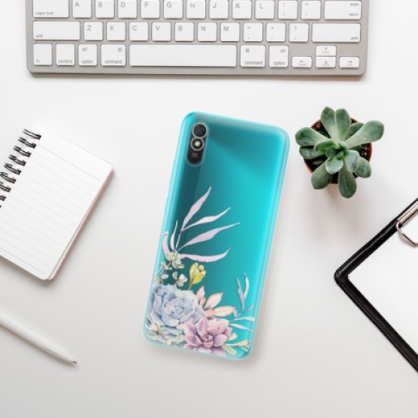 Silikonové pouzdro iSaprio - Xiaomi Redmi 9A / Xiaomi Redmi 9AT - Succulent 01