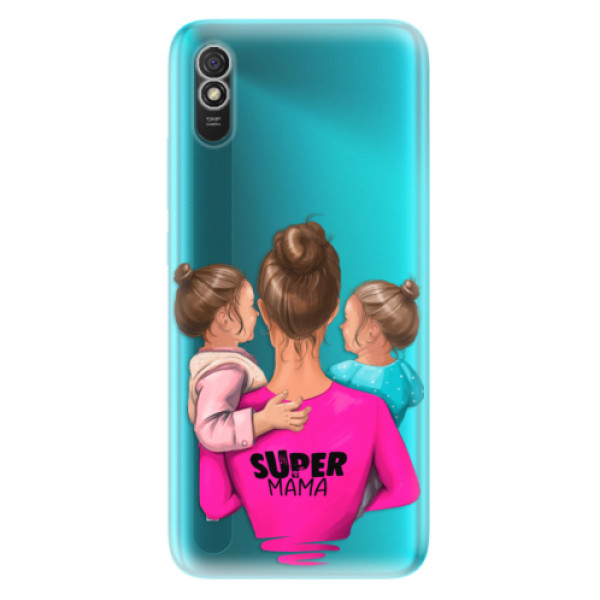 Odolné silikonové pouzdro iSaprio - Super Mama - Two Girls - Xiaomi Redmi 9A