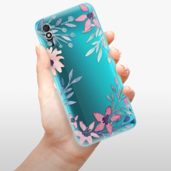 Silikonové pouzdro iSaprio - Xiaomi Redmi 9A / Xiaomi Redmi 9AT - Leaves and Flowers