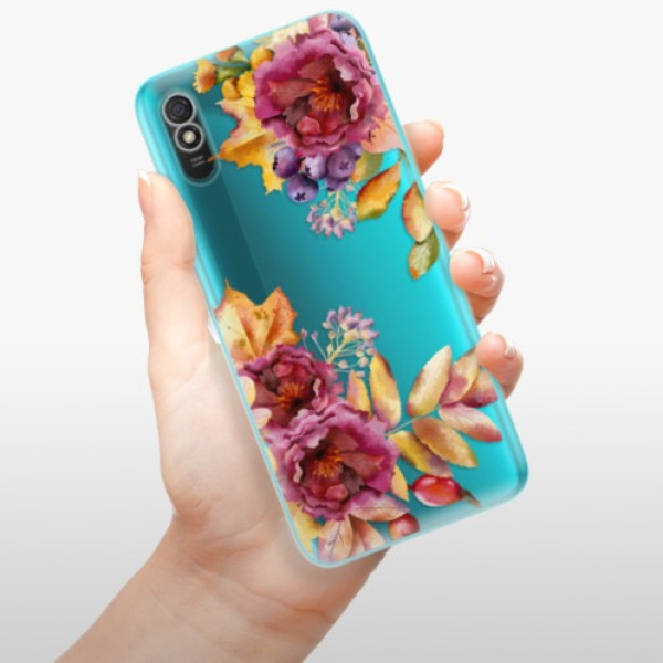 Silikonové pouzdro iSaprio - Xiaomi Redmi 9A / Xiaomi Redmi 9AT - Fall Flowers