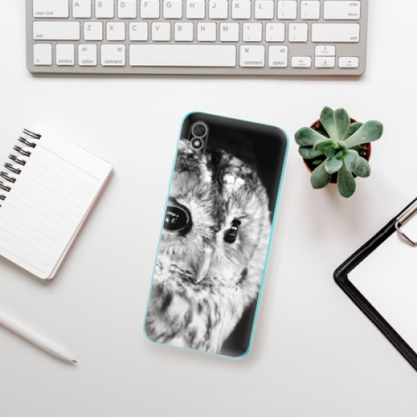 Silikonové pouzdro iSaprio - Xiaomi Redmi 9A / Xiaomi Redmi 9AT - BW Owl