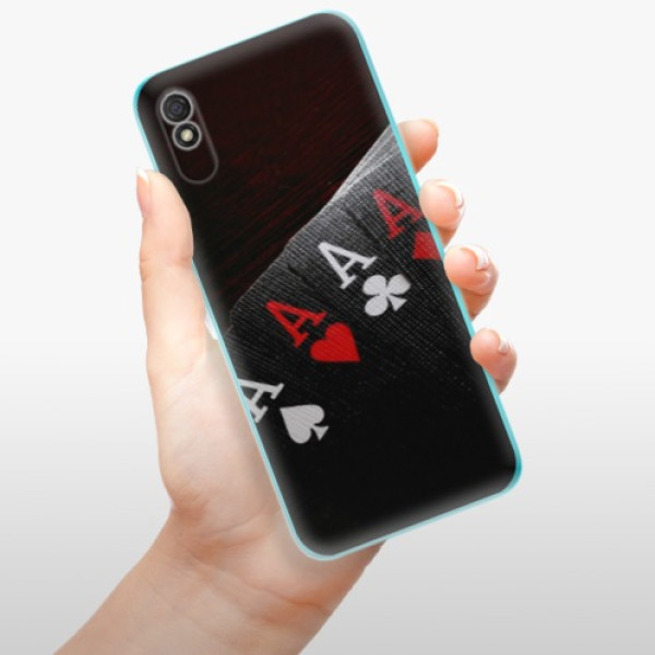 Silikonové pouzdro iSaprio - Xiaomi Redmi 9A / Xiaomi Redmi 9AT - Poker