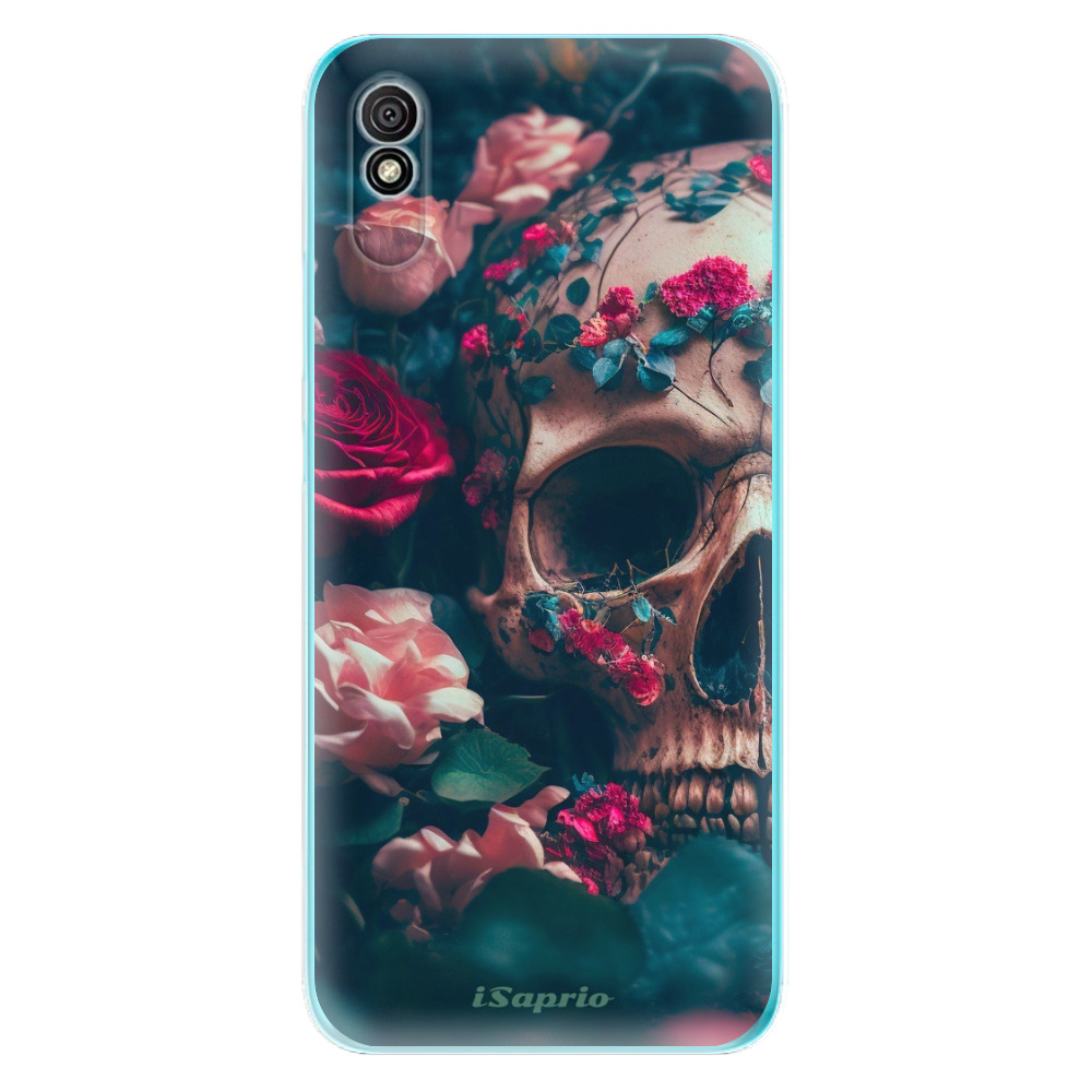 Odolné silikonové pouzdro iSaprio - Skull in Roses - Xiaomi Redmi 9A