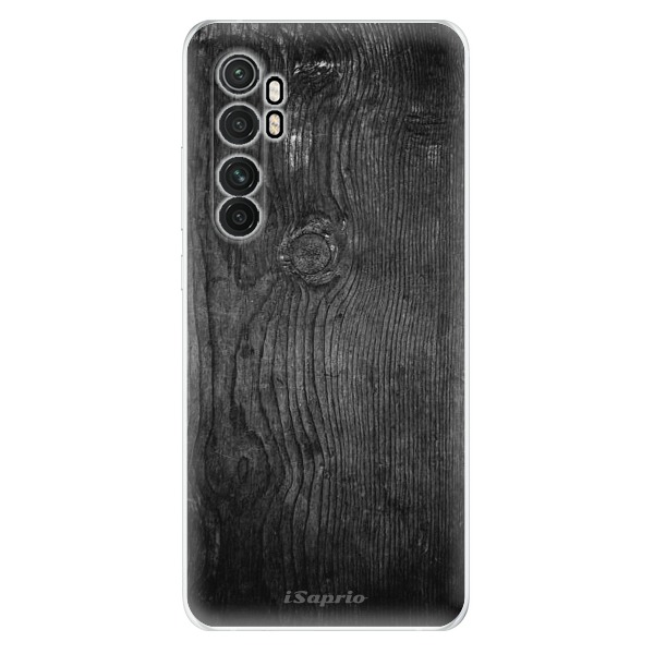Odolné silikonové pouzdro iSaprio - Black Wood 13 - Xiaomi Mi Note 10 Lite
