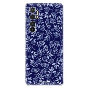 Odolné silikonové pouzdro iSaprio - Blue Leaves 05 na mobil Xiaomi Mi Note 10 Lite