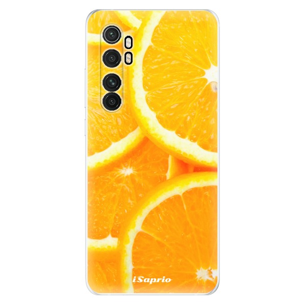 Odolné silikonové pouzdro iSaprio - Orange 10 - Xiaomi Mi Note 10 Lite