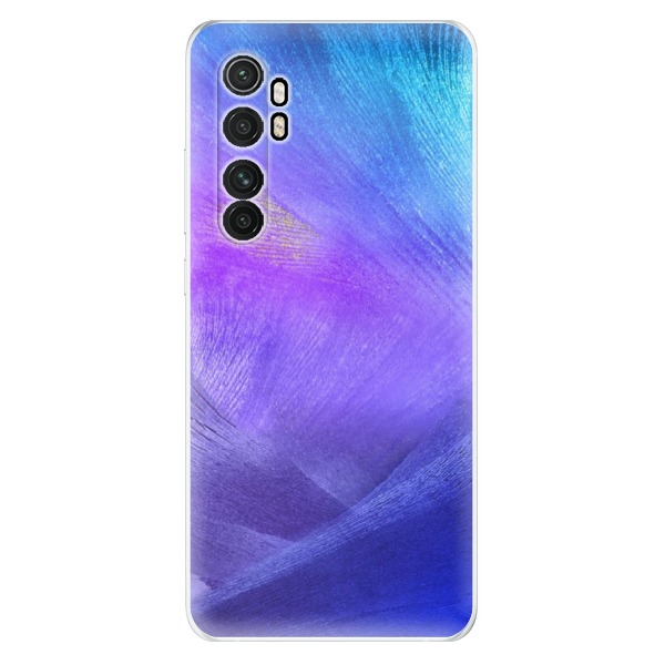 Odolné silikonové pouzdro iSaprio - Purple Feathers - Xiaomi Mi Note 10 Lite