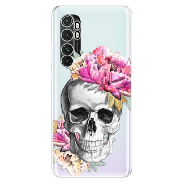 Odolné silikonové pouzdro iSaprio - Pretty Skull - Xiaomi Mi Note 10 Lite