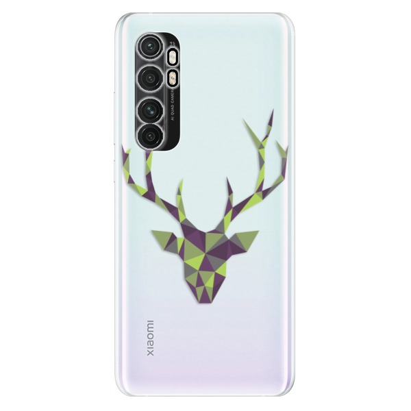 Odolné silikonové pouzdro iSaprio - Deer Green - Xiaomi Mi Note 10 Lite