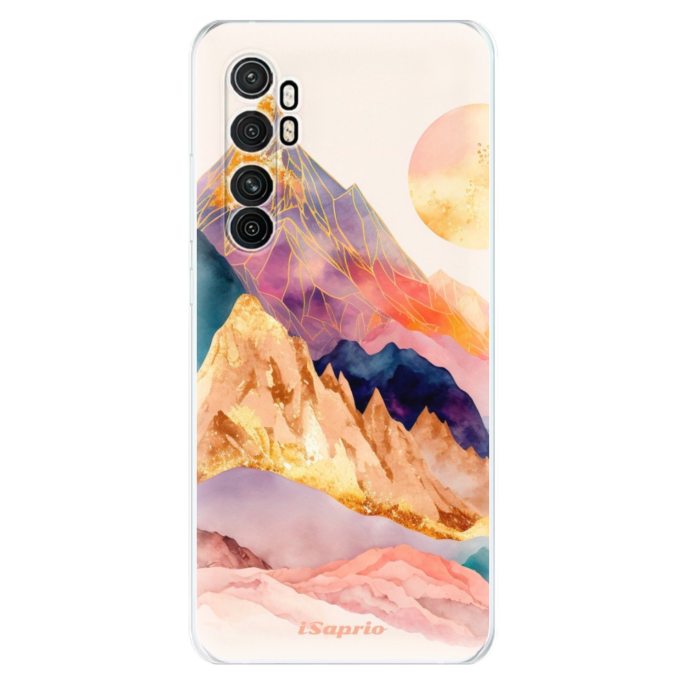 Odolné silikonové pouzdro iSaprio - Abstract Mountains - Xiaomi Mi Note 10 Lite