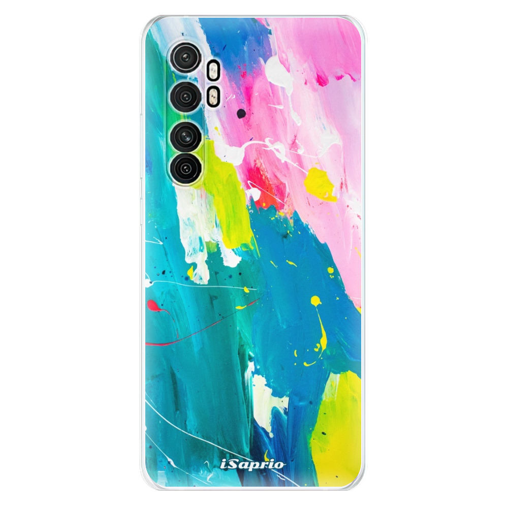 Odolné silikonové pouzdro iSaprio - Abstract Paint 04 - Xiaomi Mi Note 10 Lite
