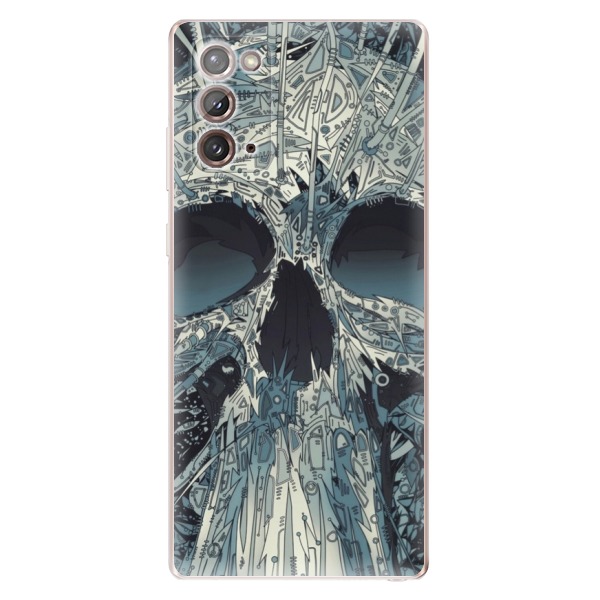 Odolné silikonové pouzdro iSaprio - Abstract Skull - Samsung Galaxy Note 20