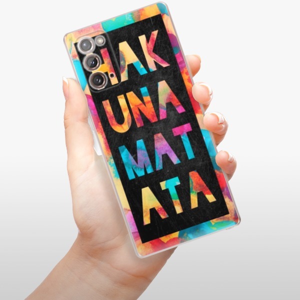 Silikonové pouzdro iSaprio - Samsung Galaxy Note 20 - Hakuna Matata 01