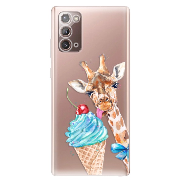 Odolné silikonové pouzdro iSaprio - Love Ice-Cream - Samsung Galaxy Note 20