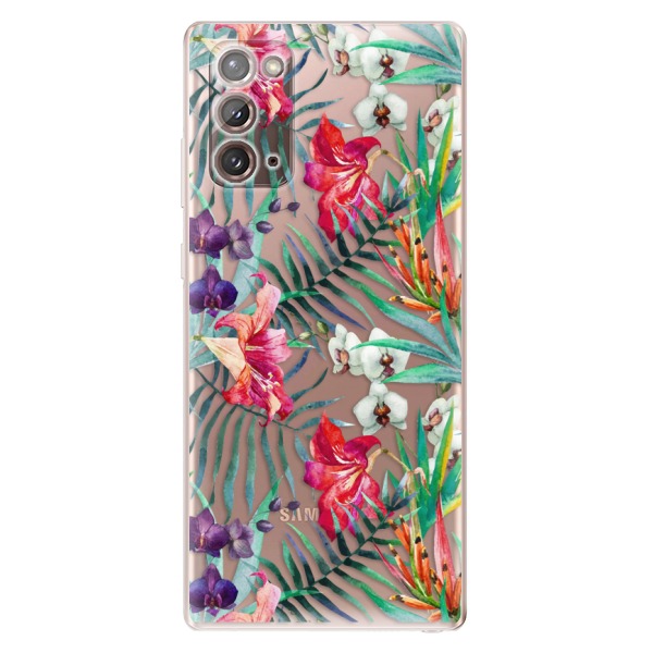 Odolné silikonové pouzdro iSaprio - Flower Pattern 03 - Samsung Galaxy Note 20