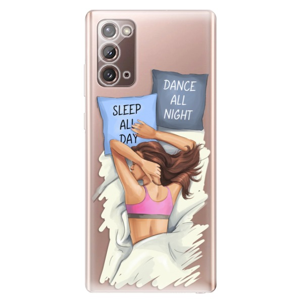 Odolné silikonové pouzdro iSaprio - Dance and Sleep - Samsung Galaxy Note 20