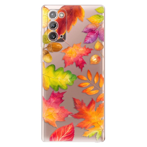 Odolné silikonové pouzdro iSaprio - Autumn Leaves 01 - Samsung Galaxy Note 20