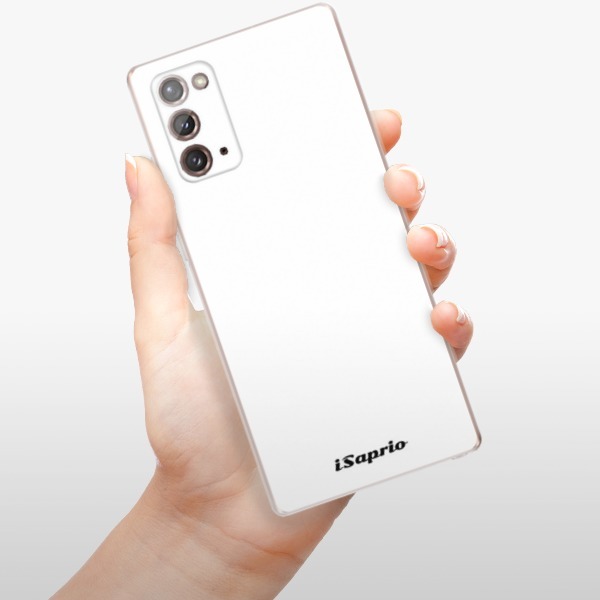 Silikonové pouzdro iSaprio - Samsung Galaxy Note 20 - 4Pure bílé - VÝPRODEJ