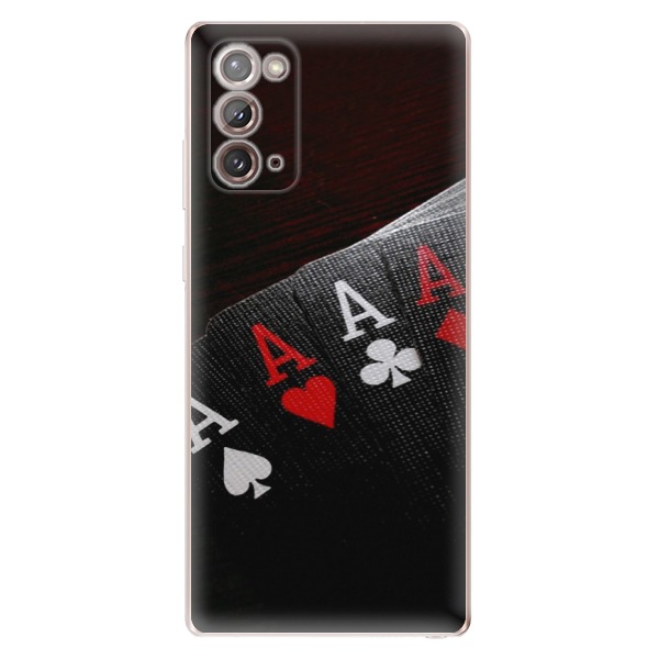 Odolné silikonové pouzdro iSaprio - Poker na mobil Samsung Galaxy Note 20 - výprodej