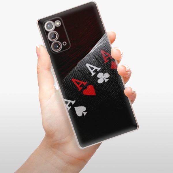 Silikonové pouzdro iSaprio - Samsung Galaxy Note 20 - Poker