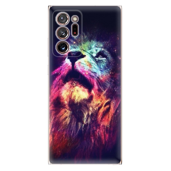 Odolné silikonové pouzdro iSaprio - Lion in Colors - Samsung Galaxy Note 20 Ultra