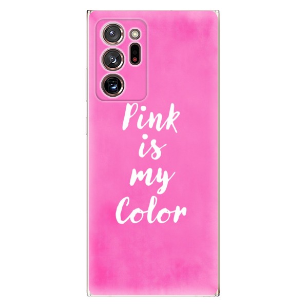 Odolné silikonové pouzdro iSaprio - Pink is my color na mobil Samsung Galaxy Note 20 Ultra - poslední kousek za tuto cenu