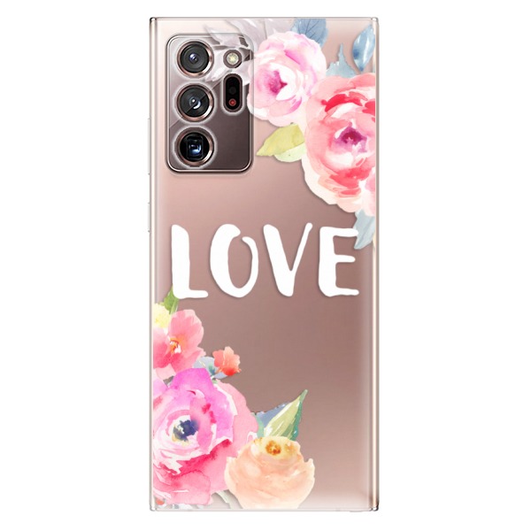 Odolné silikonové pouzdro iSaprio - Love - Samsung Galaxy Note 20 Ultra